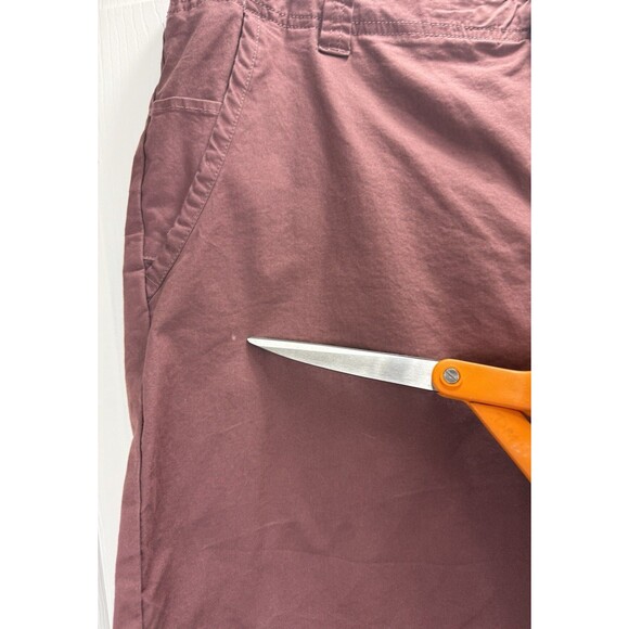Columbia Mens Burgundy Straight‎ Fit Casual Shorts Size 34 - Picture 7 of 9